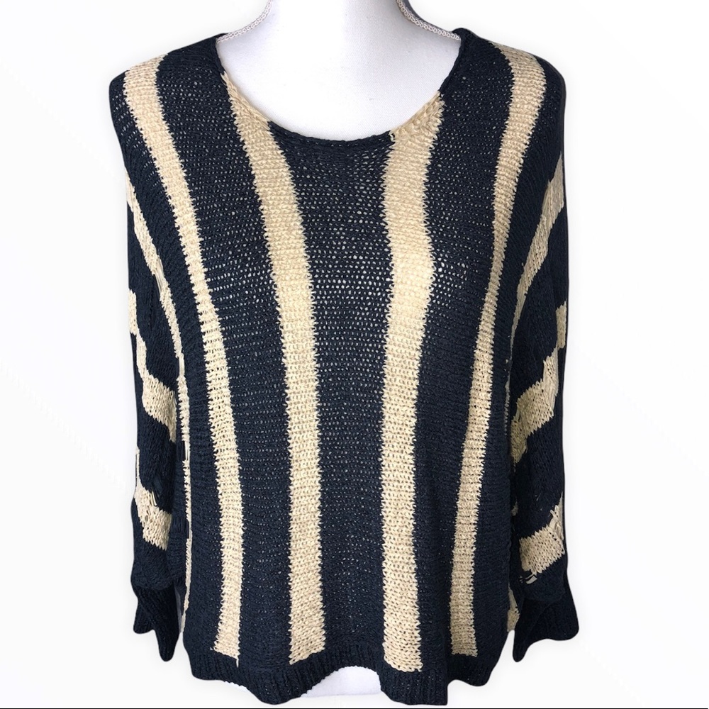 Anthropologie Hem & Thread Loose Knit Sweater